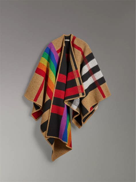 lgbt burberry|The Burberry Check Gets a Rainbow Makeover to .